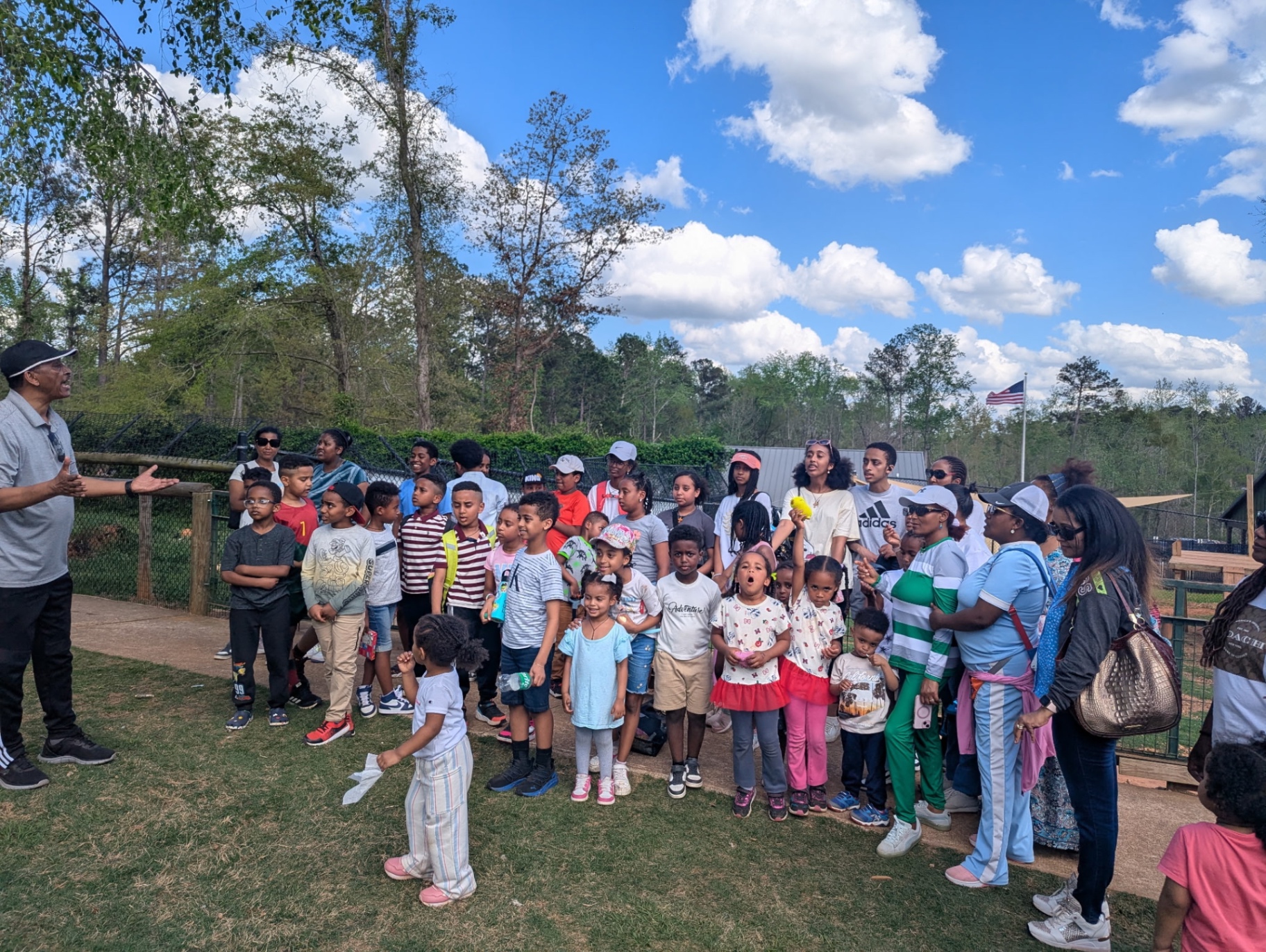 Kids and families gathered together at a Habesha Faith event